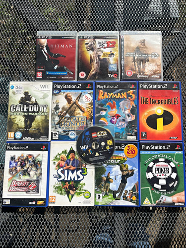 Ps2 ps3 wii game bundle - ps2,