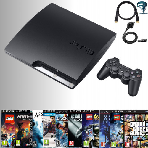 Sony playstation slim - playstation, 3